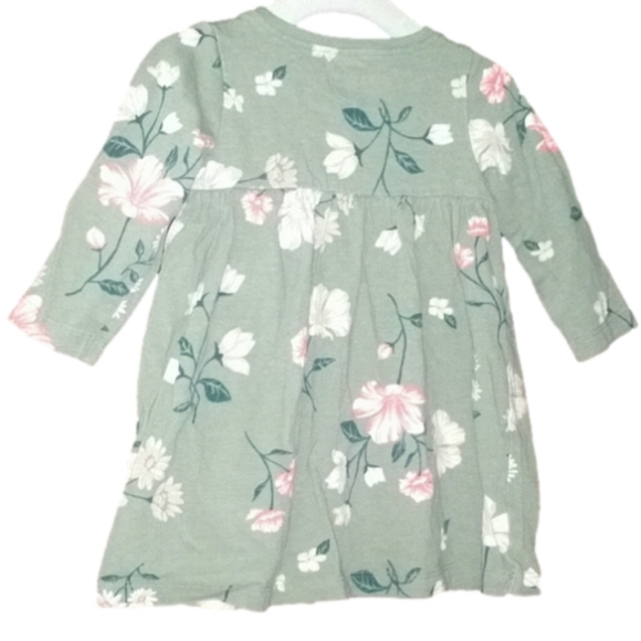 Old Navy Adorable Floral Baby Dress Sz 3-6 Mo - Picture 2 of 3